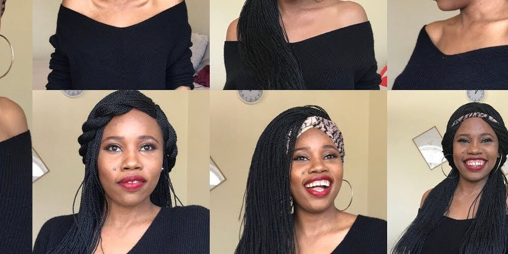 Incredible ways you can style your braided wigs